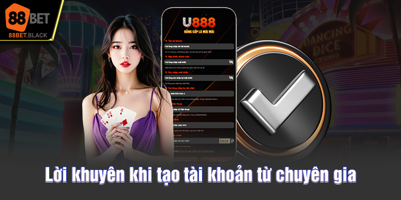 Lời khuyên khi tạo tài khoản từ chuyên gia